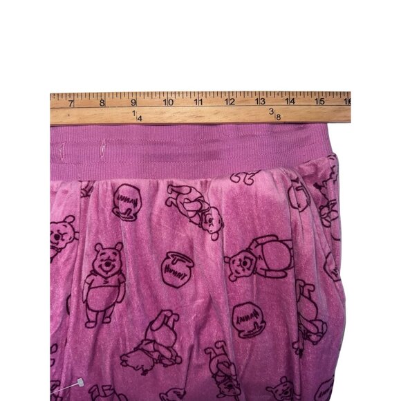 Disney Winnie The Pooh Plush Soft Loungewear Matching Pajama Set Large - Picture 9 of 11